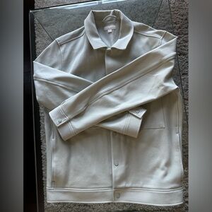 COS light mint varsity jacket 
size: M